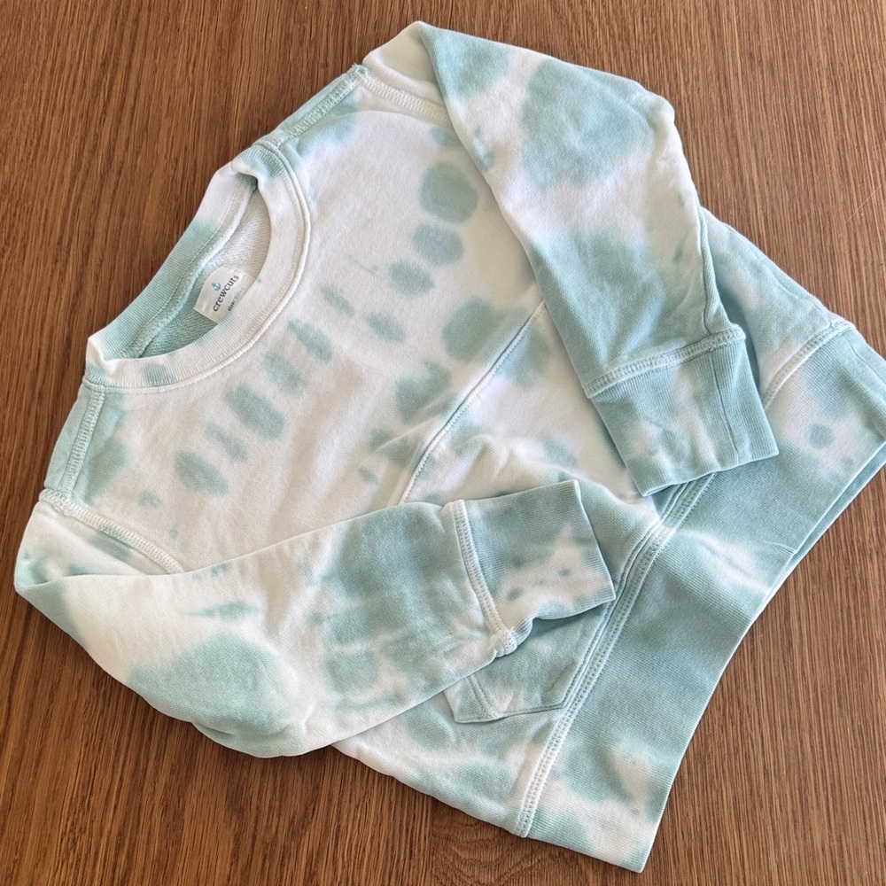 Crewcuts White and Light Blue Sweatshirt